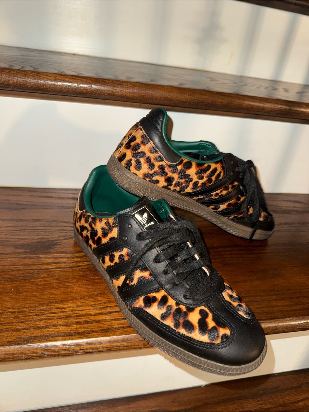 Adidas Samba OG Leopard Pony Hair Sneakers – Women’s US 8